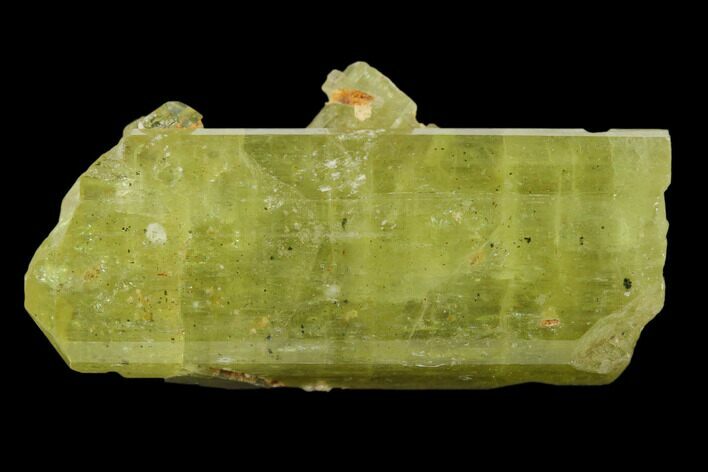 Gemmy, Yellow Apatite Crystal - Morocco #135389